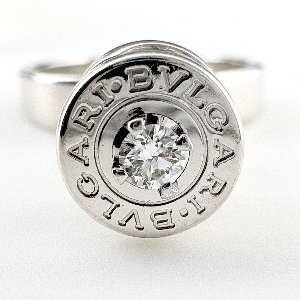 ブルガリ BVLGARI ビー ゼロワン エレメント リング 指輪 メレダイヤ 