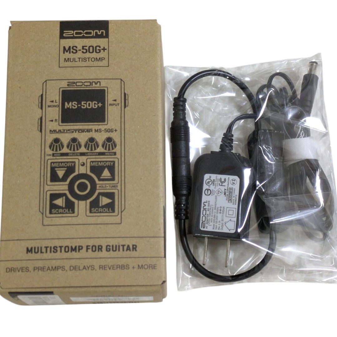 匿名配送 24時間以内発送 極美品 スイッチ付3点セット ZOOM MS-50G+