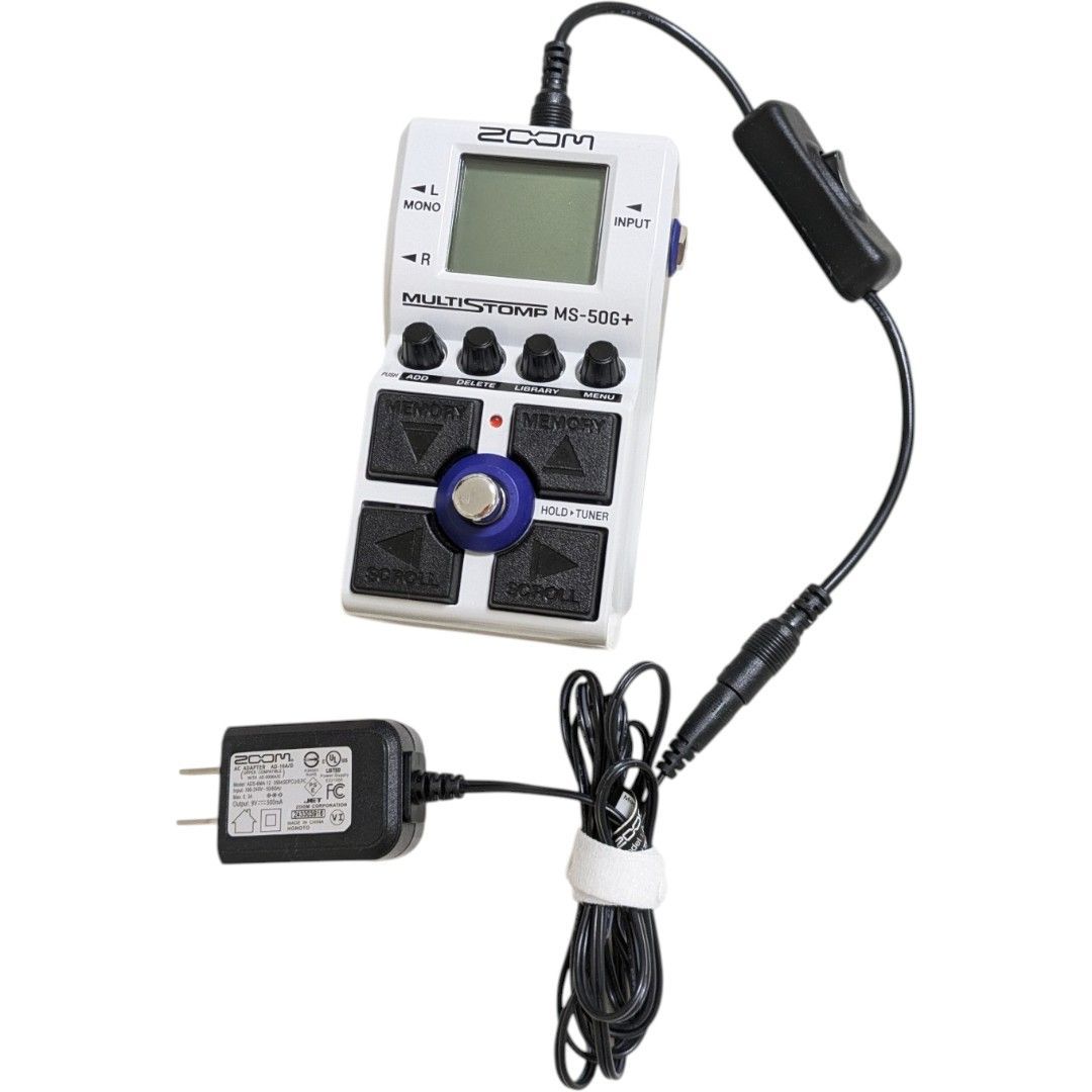 【値下げ】ZOOM MS-50G+（ACアダプター付） Amazon | ZOOM/MS-50G+ MultiStomp Guitar Pedal ［ACアダプター同時