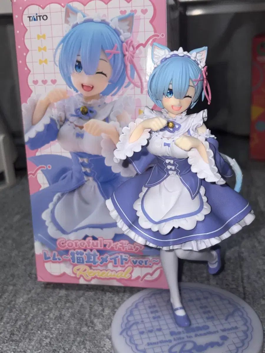 レム猫フィギュア Re ゼロから始める異世界生活 Coreful フィギュア レム猫フィギュア Re ゼロから始める異世界生活 Coreful フィギュア