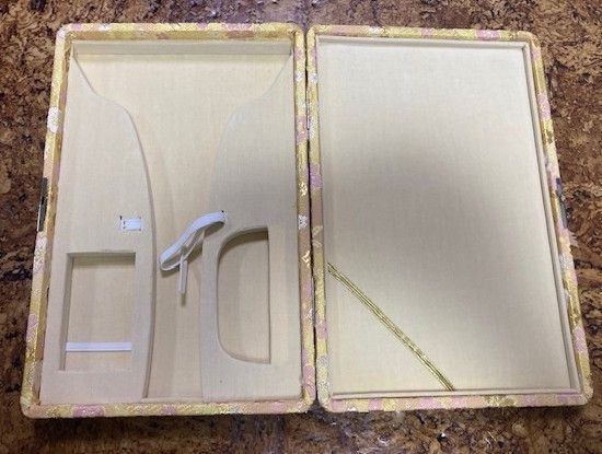 地歌三絃　一丁バチ入れ　箱型撥ケース