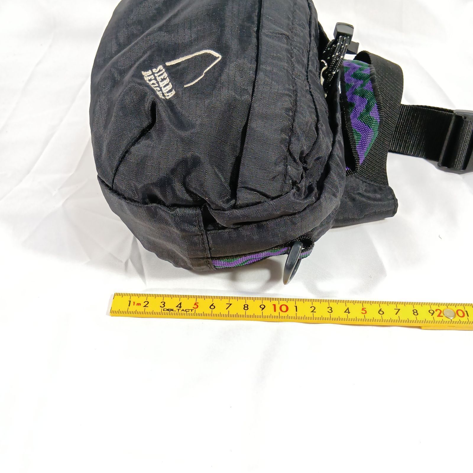 良品】シェラデザイン ショルダーバッグ 黒 ウエストポーチ 2way 90s 