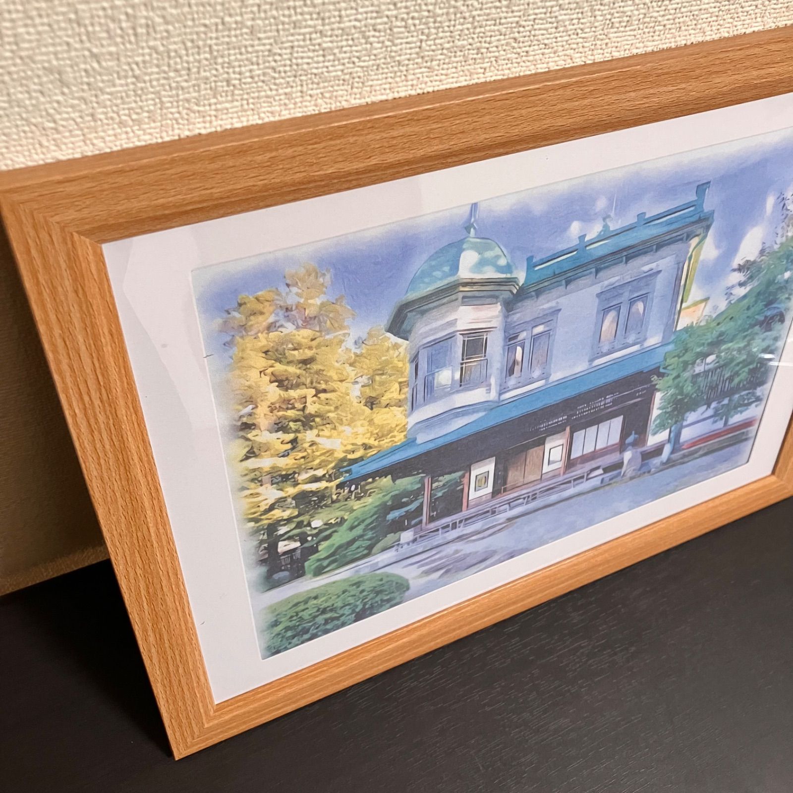 ジブリアート102借りぐらしのアリエッティより「盛美園」額装品寸法45