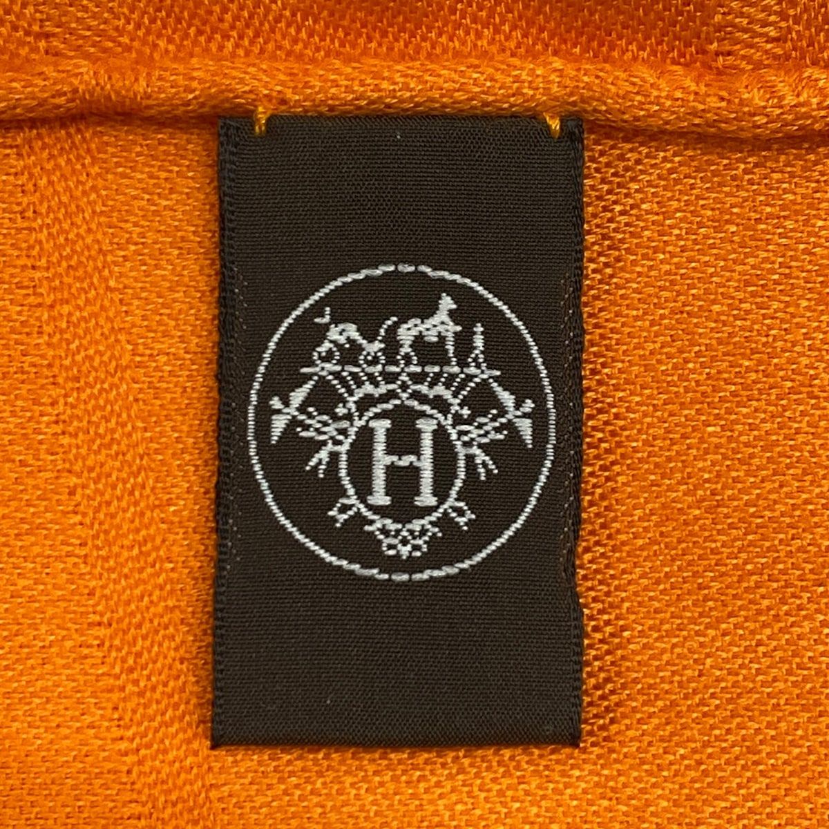 HERMES(エルメス) ストール(ショール) ニューリブリス オレンジ
