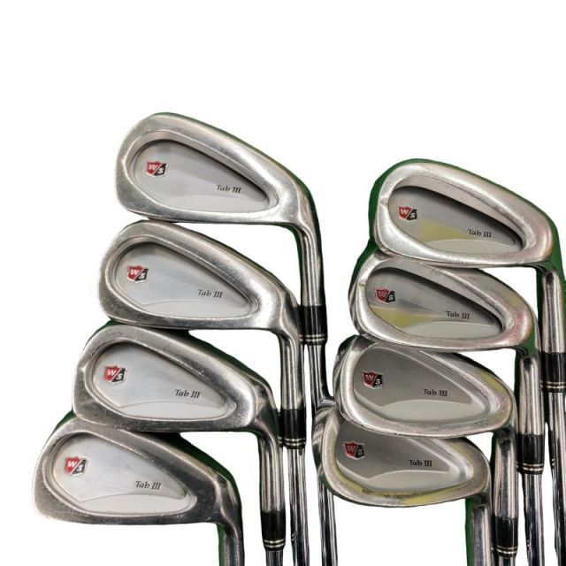 再値下げ　Wilson TAB IIIアイアン8本セット NS pro フレックスR 中古】 ウィルソン Wilson staff Tab III 8S アイアンセット IR NS PRO