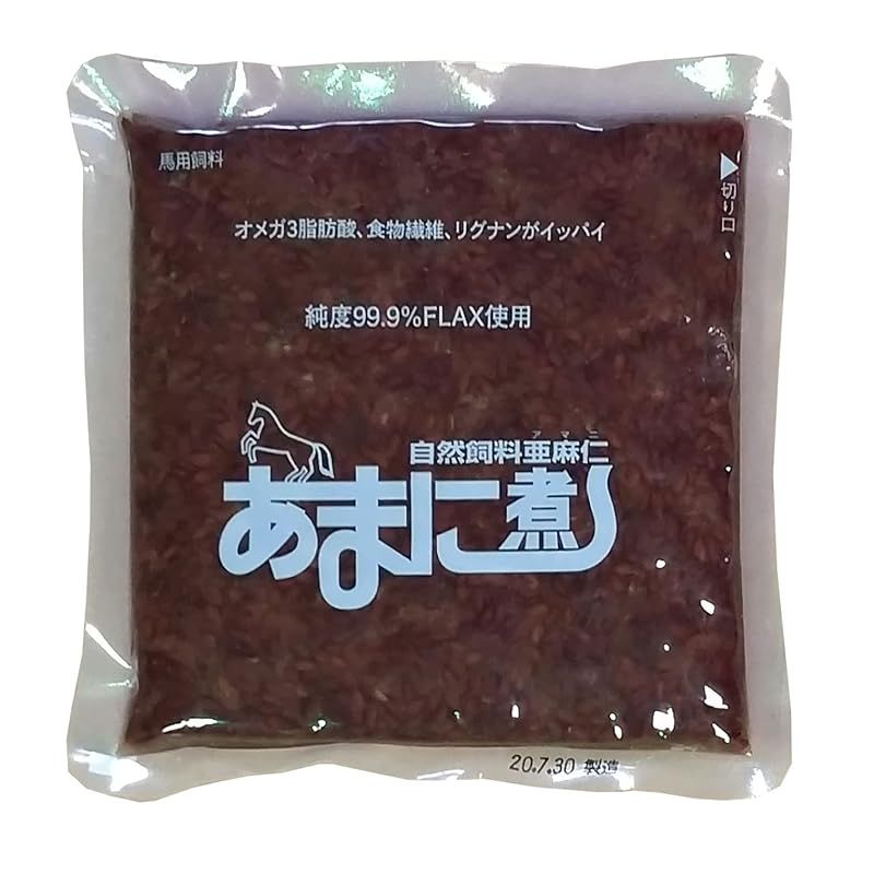 エヌ・ビー・アール 元祖あまに煮 馬用飼料 1ケース(250g 40個入り)黒糖入り 亜麻仁 アマニ 茶 1