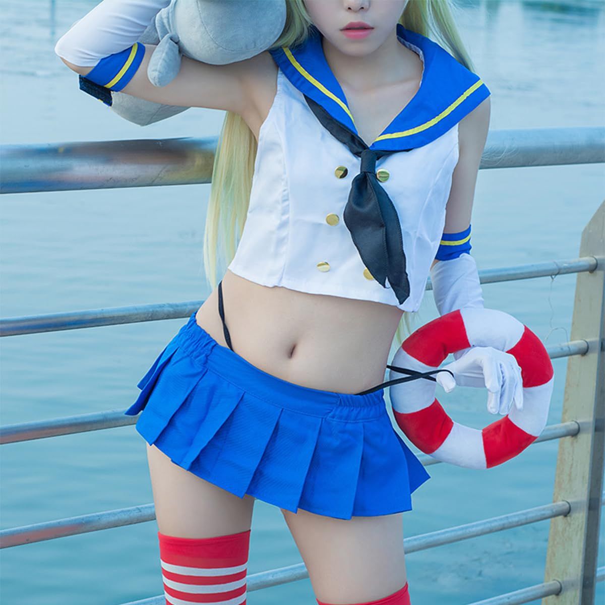 艦/これ コスプレ ウィッグ付き しま/かぜ 島/風 コスプレ 可愛い 艦隊