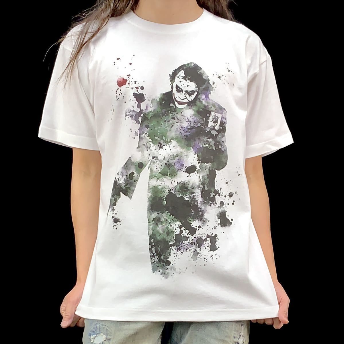 オリジナル Tシャツ ビッグプリント ダークナイト ジョーカー JOKER 