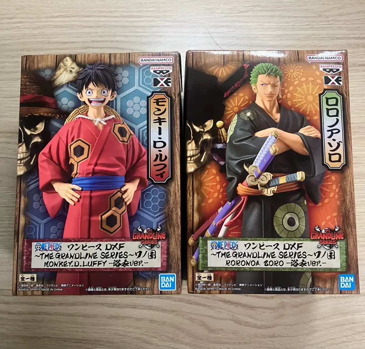 ONE PIECE DXF ワノ国 モンキー・D・ルフィ(ルフィ)/ゾロ フィギュア 