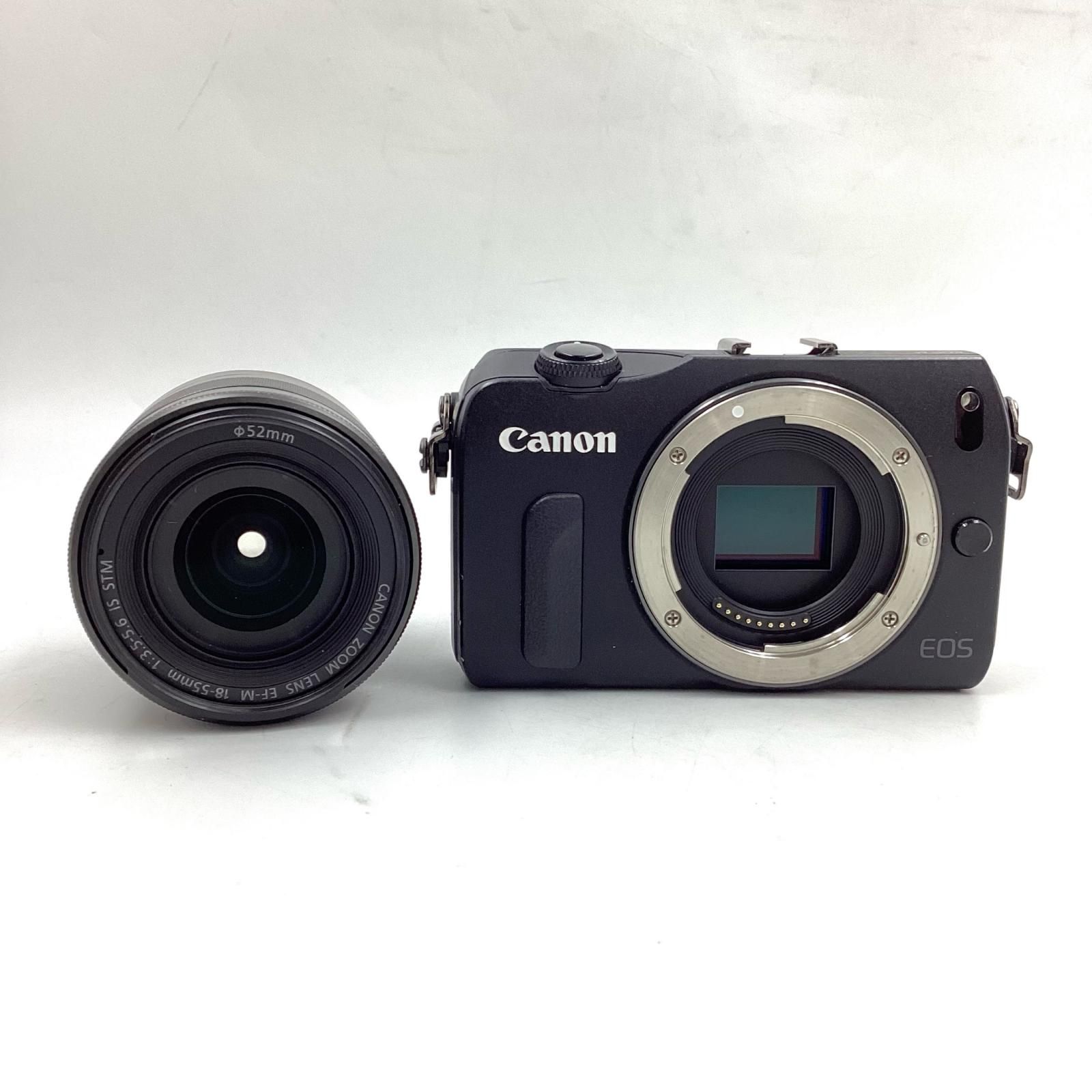 全額返金保証】【最速発送】Canon デジタル一眼 EOS M EF-M18-55 IS 