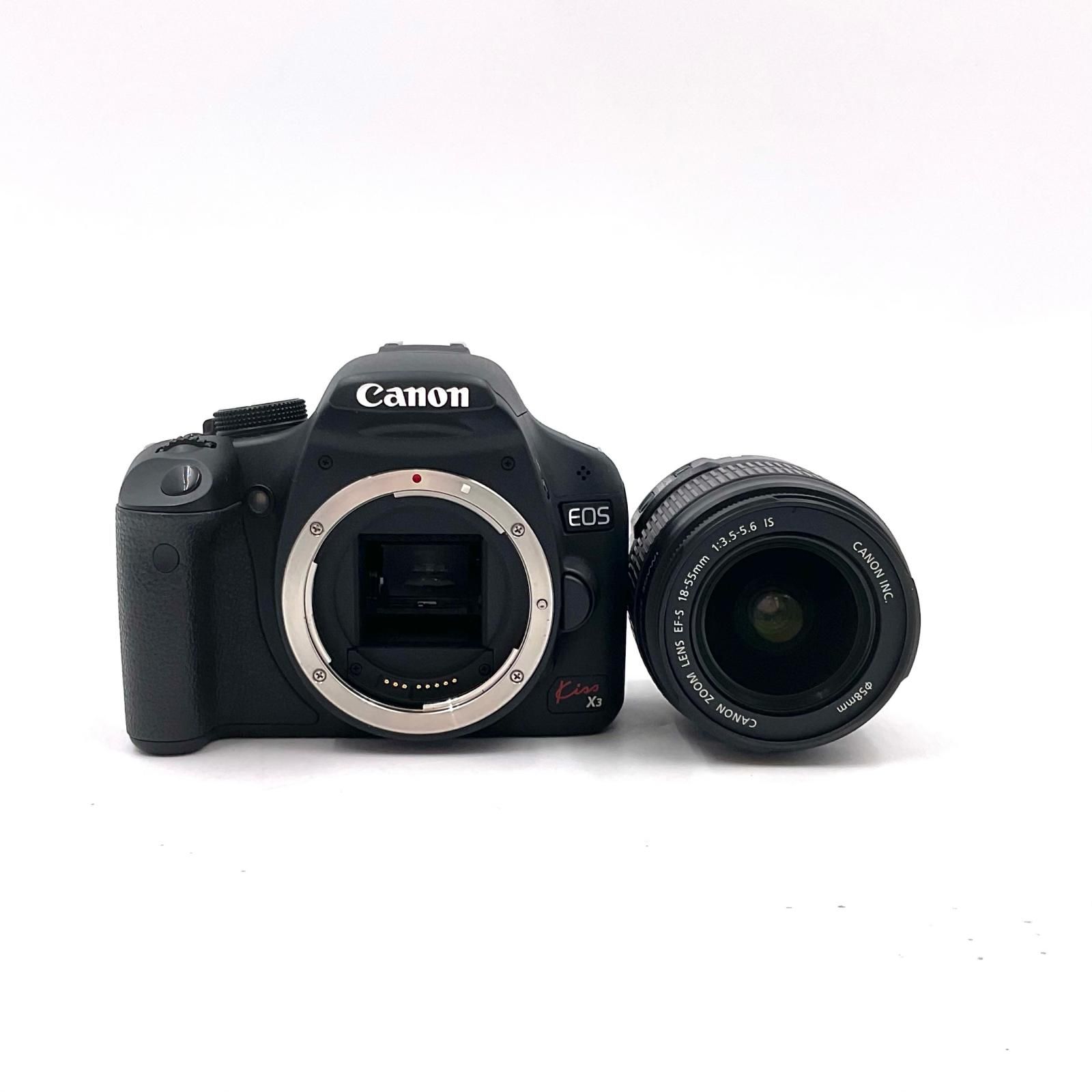 全額返金保証】【最速発送】Canon デジタル一眼 EOS Kiss X3 レンズ 