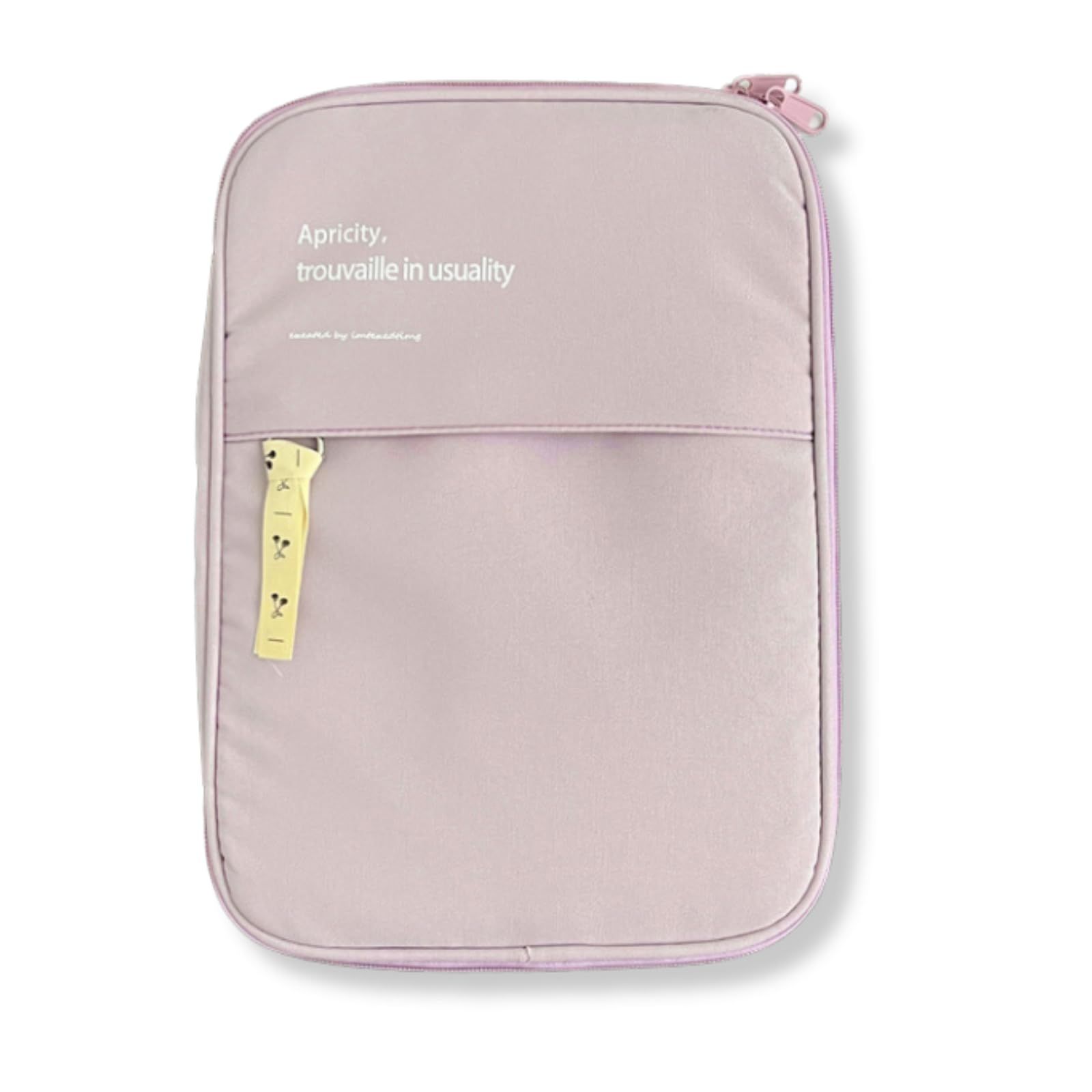 【LIMSE】ランドセルに入るタブレットケース 11インチ iPad対応 女の子向け 衝撃吸収 パープル キーボード収納 外ポケット付 通学に安心 (パープル)