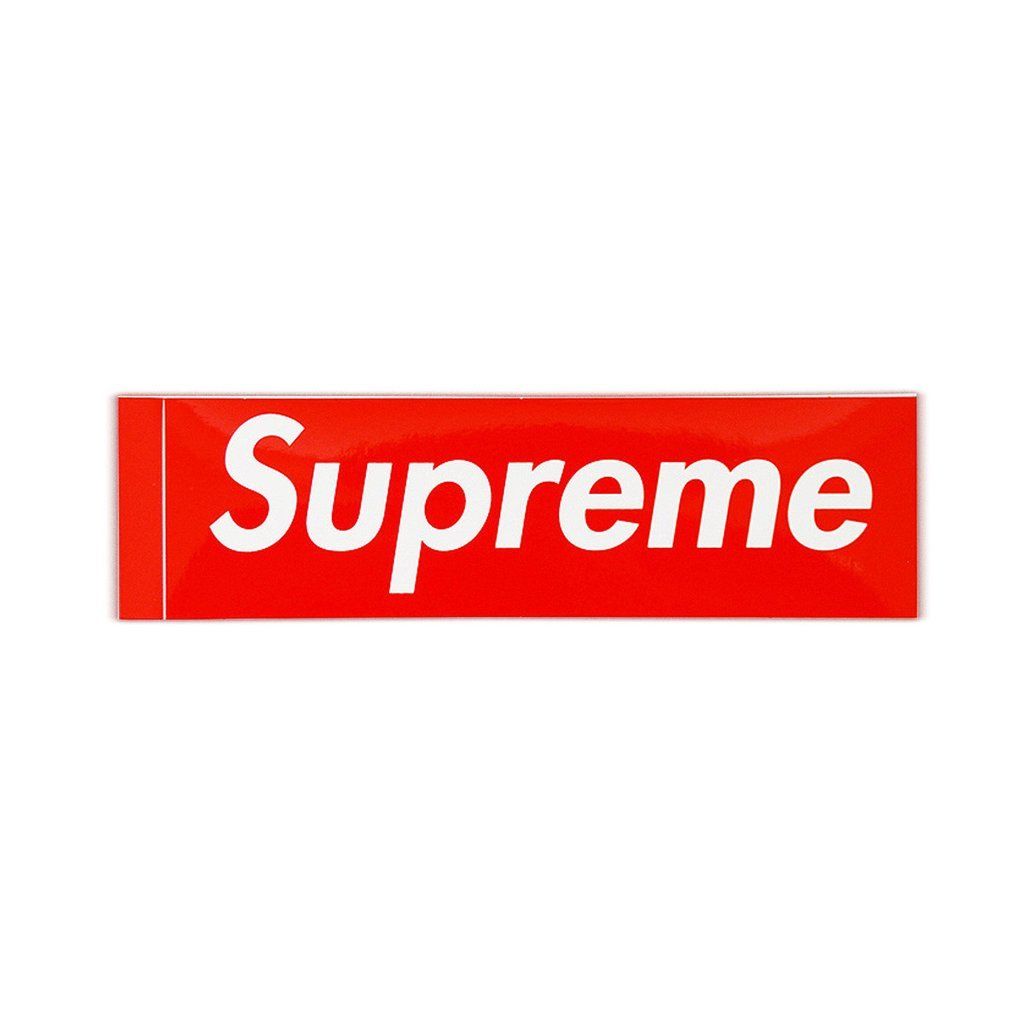 Supreme 激レア初期 ボックスロゴ ステッカー レッド Supreme(シュプリーム) ボックスロゴ ステッカー レッド ワンサイズ