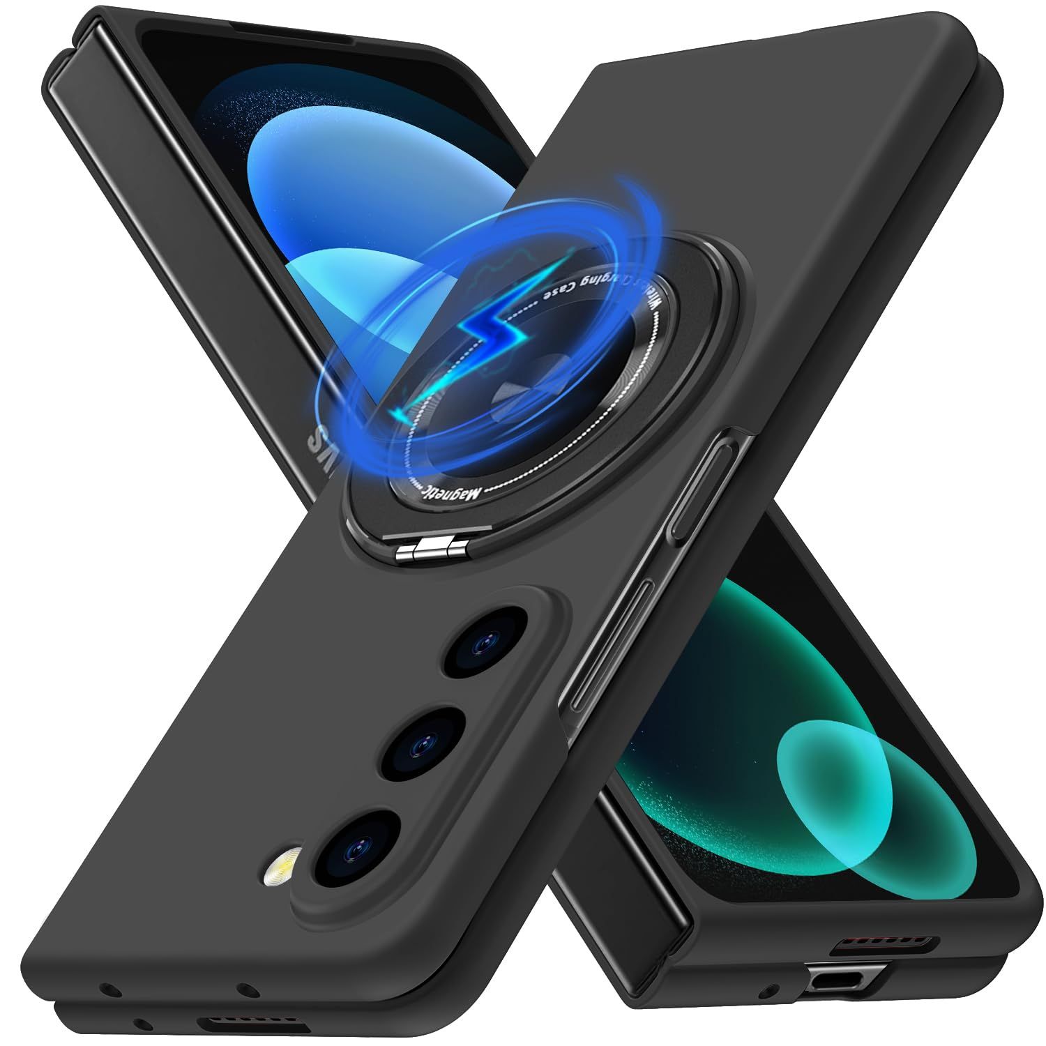 スマホアクセサリー JUMGPYICM Galaxy Z Fold 5 対応 ケース