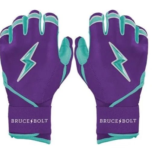 ブルースボルト　野球　ソフトボール　バッティンググローブ　ロングカフ　パープル　Ketel Marte Signature Series Long Cuff Batting Gloves - Purple