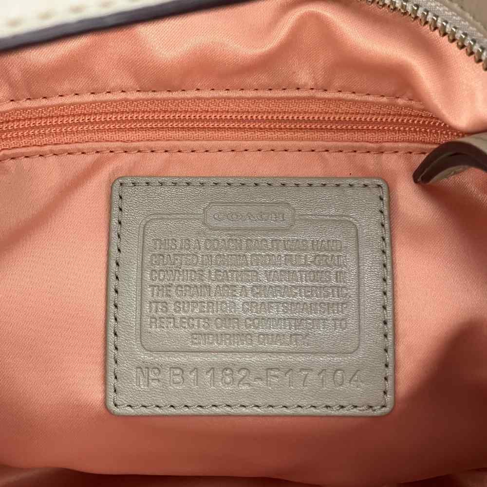 コーチ ショルダーバッグ レザー シグネチャー パンチング グレー F17104 コーチ COACH ショルダーバッグ レザー シグネチャー パンチング
