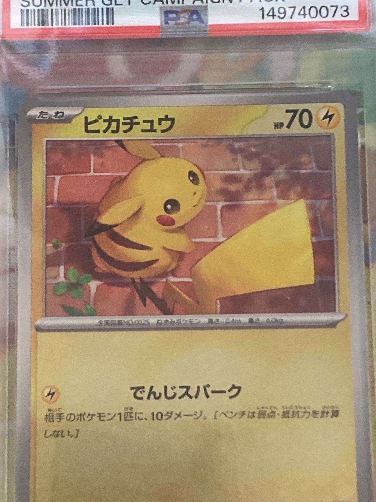 PSA10】ピカチュウ 216/SV-P 夏がキタプロモ 【ポケカ】-割引クーポン 