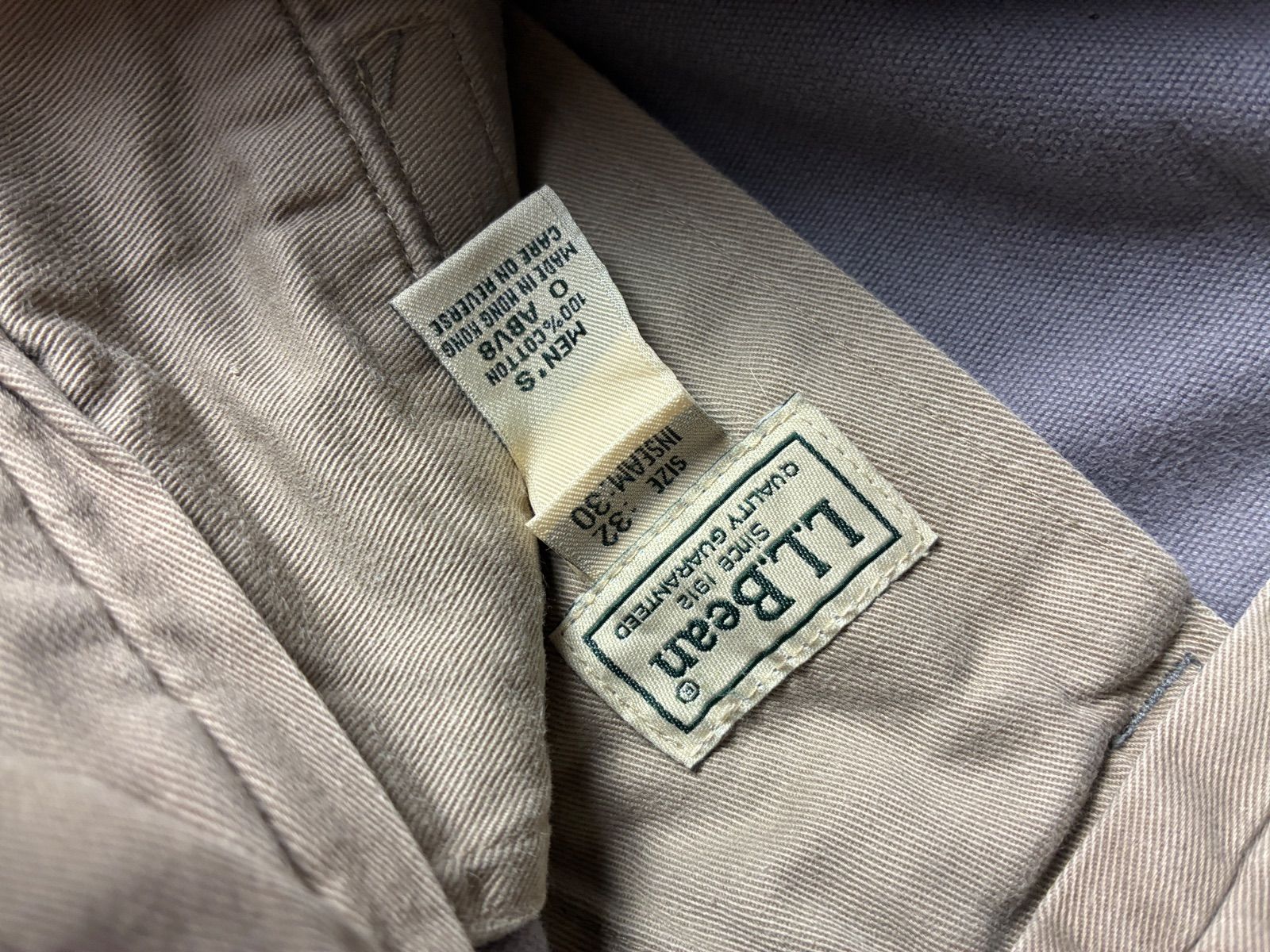 極美品】L.L.Bean ワイド ダックパンツ W32 グレー 厚手 90s 00s 