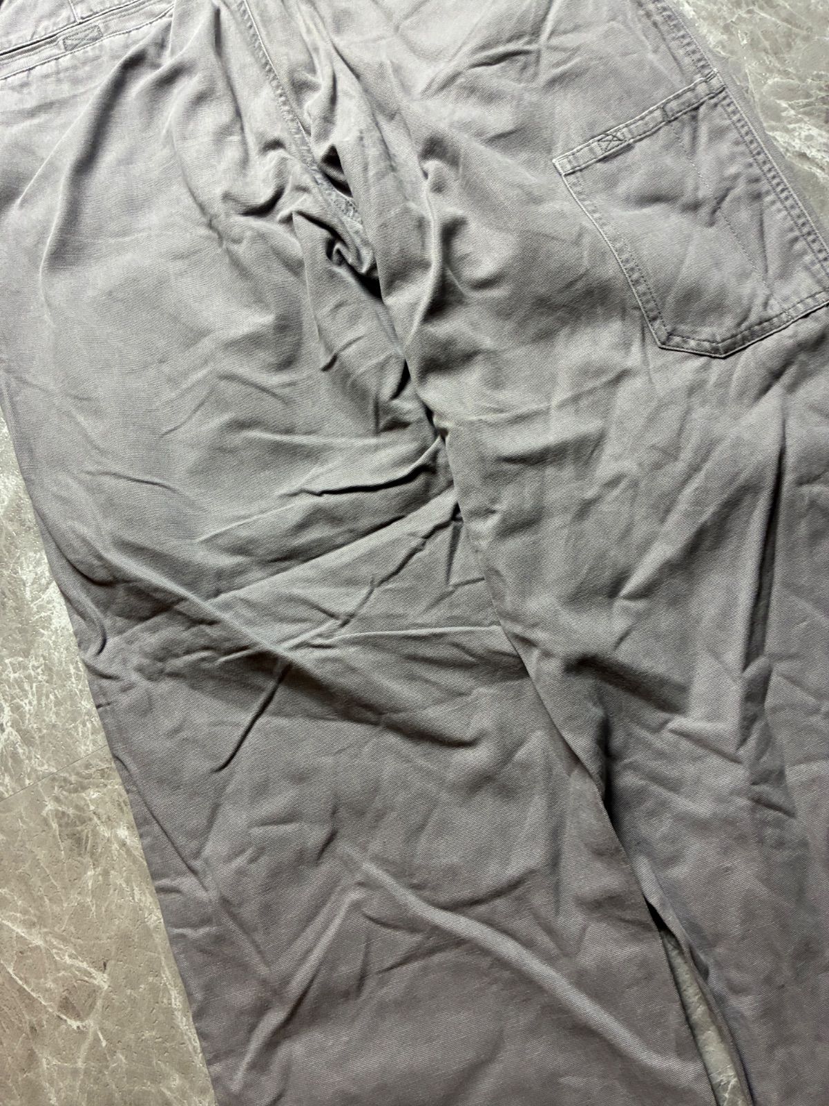極美品】L.L.Bean ワイド ダックパンツ W32 グレー 厚手 90s 00s 