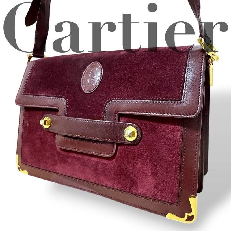 Cartier カルティエ☆マストライン ショルダーバッグ 斜め掛け