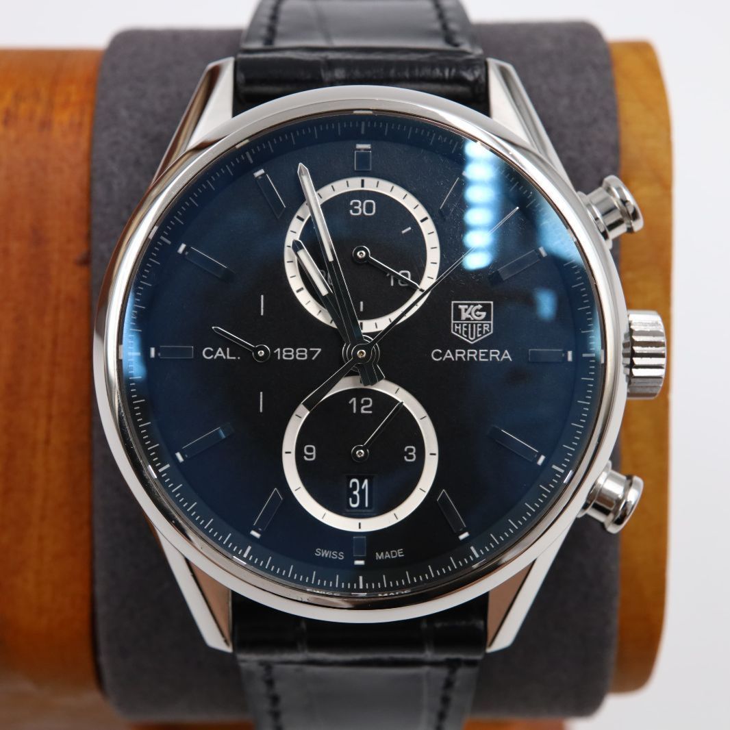 付属品完備】AB（極美品）タグホイヤー TAG Heuer カレラ クロノグラフ 