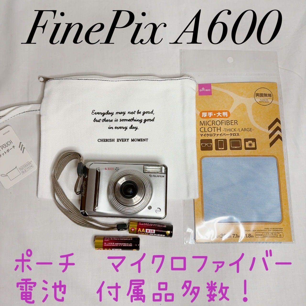 カメラ ✨動作確認済み！✨FUJIFILM FinePix A600単3電池で使用可能！