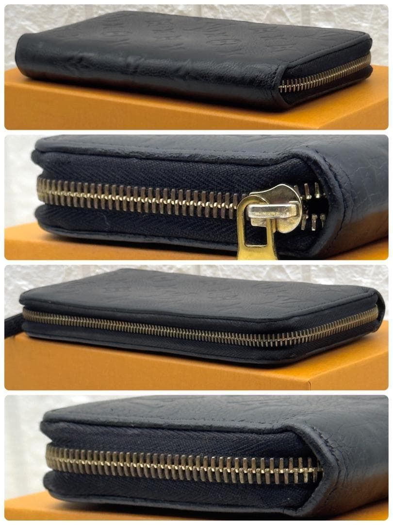 極上 ルイヴィトン アンプラント ジッピーウォレット 長財布 A169
