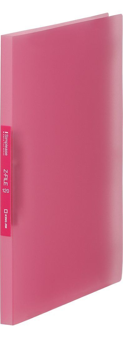 新品 キングジム とじ具ファイル シンプリーズ 578TSP A4 10冊入 ピンク