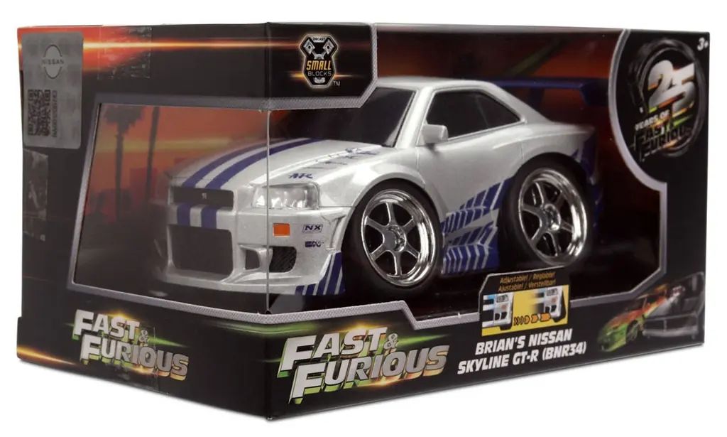 新品】ミニカー 1/28 BRIAN'S SKYLINE GT-R (BNR34) 「ワイルド