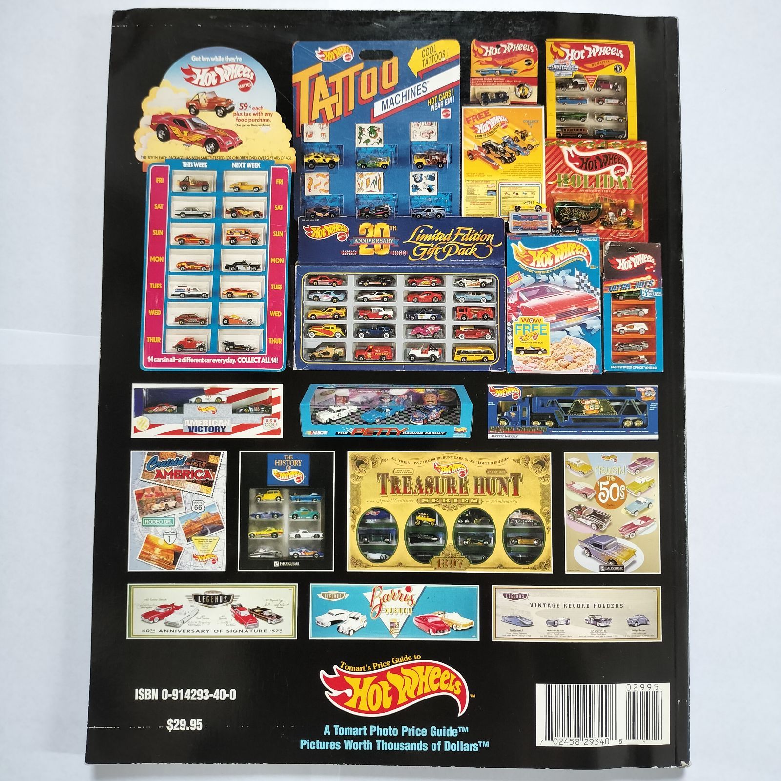 1998年　洋書　ホットウィール コレクターブック　資料本（USED) 1998年 洋書 ホットウィール コレクターブック Tomart's Price Guide