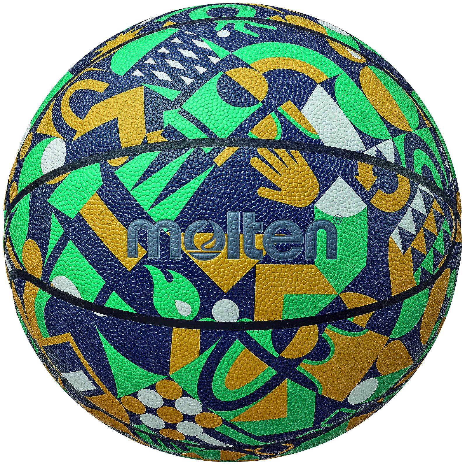 新品 モルテン(molten) バスケットボール バスケ グラフィックボール 24 人工皮革 7号球 B7F3600-2