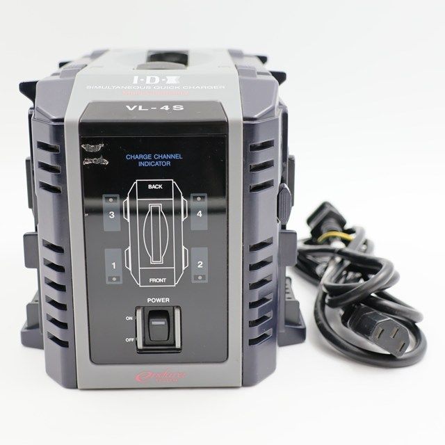 ■良品■ IDX VL-4S Vマウント 4連 バッテリーチャージャー 4連同時急速充電器