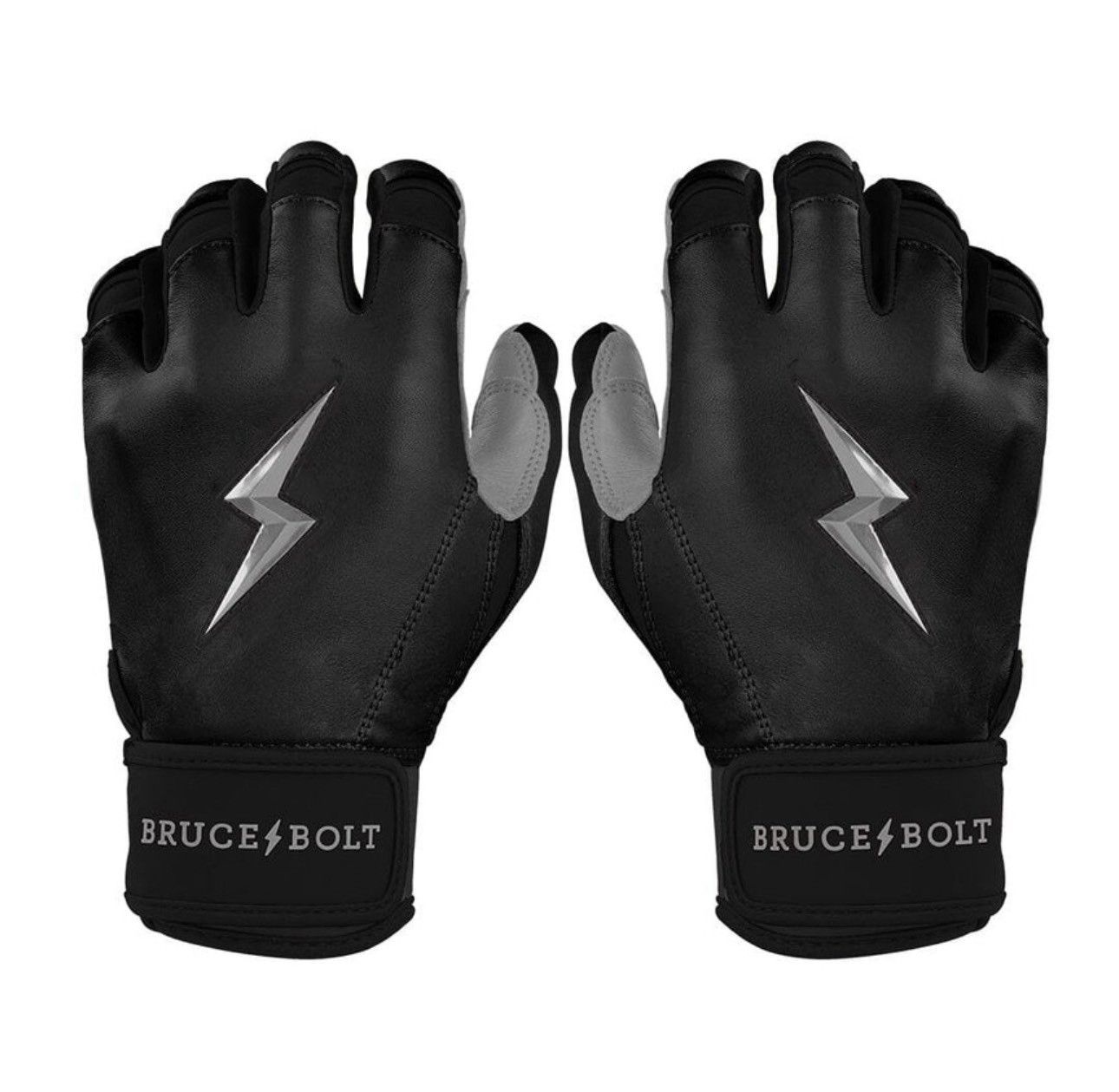ブルースボルト Chrome Series Short Cuff Batting Gloves- CHROME SERIES.BLACK