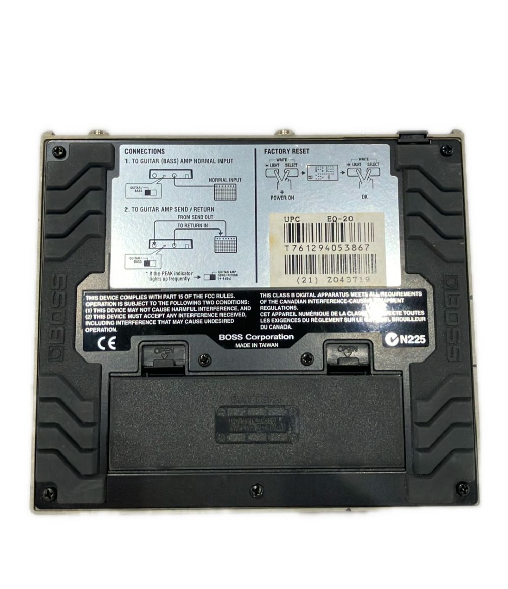楽器・機材 ボス エフェクター グラフィックイコライザー EQ-20 BOSS