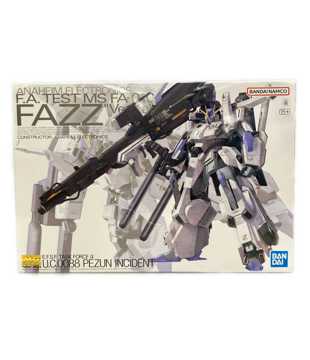 模型・プラモデル バンダイ ガンダムセンチネル MG 1/100 FAZZ Ver.Ka 