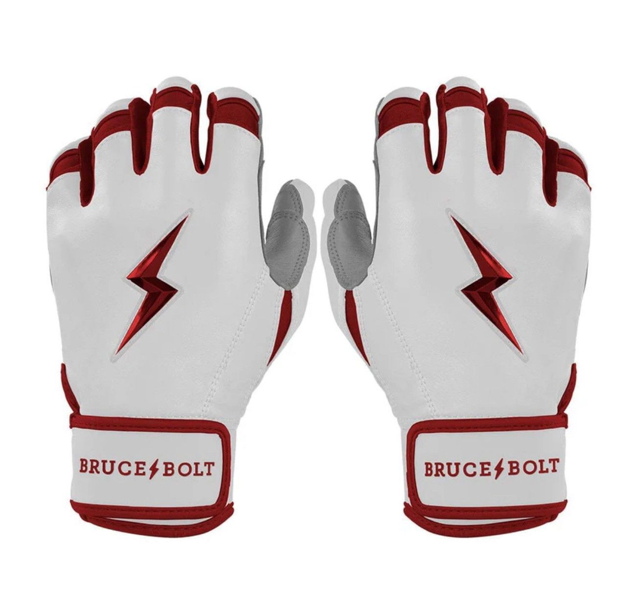 ブルースボルト Chrome Series Short Cuff Batting Gloves- CHROME SERIES. MAROON