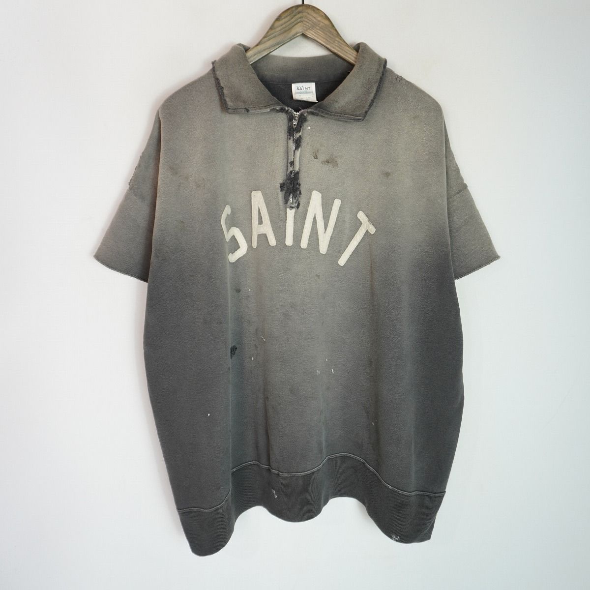 新品 26SS SAINT MICHAEL セントマイケル SM-MK8-0000-052 SS HALF ZIP 
