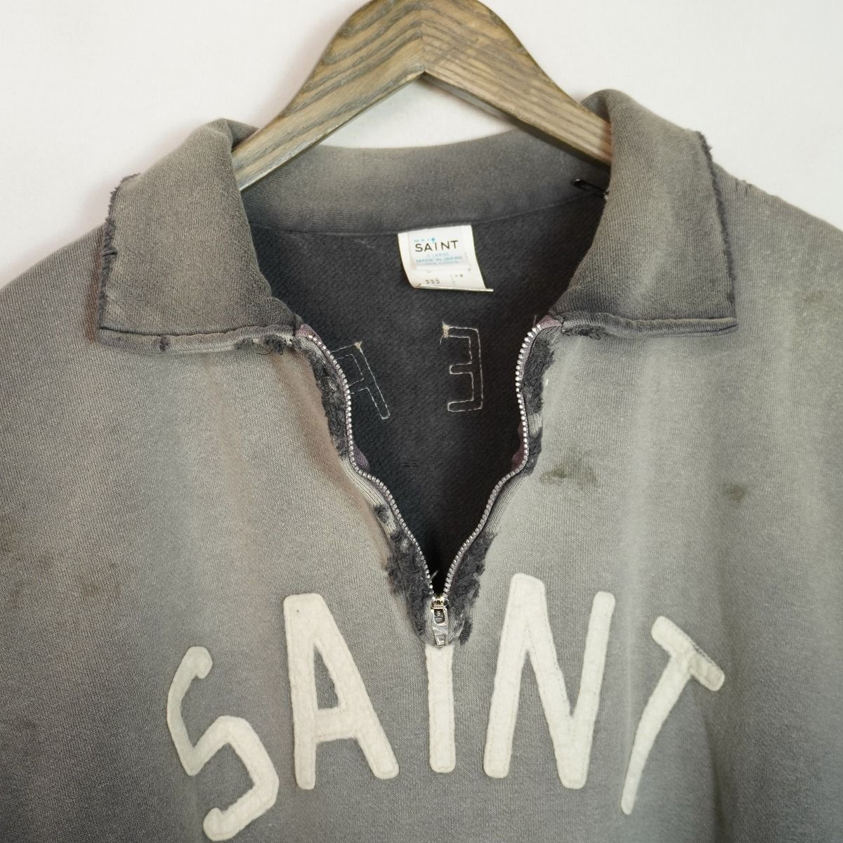 新品 26SS SAINT MICHAEL セントマイケル SM-MK8-0000-052 SS HALF ZIP 