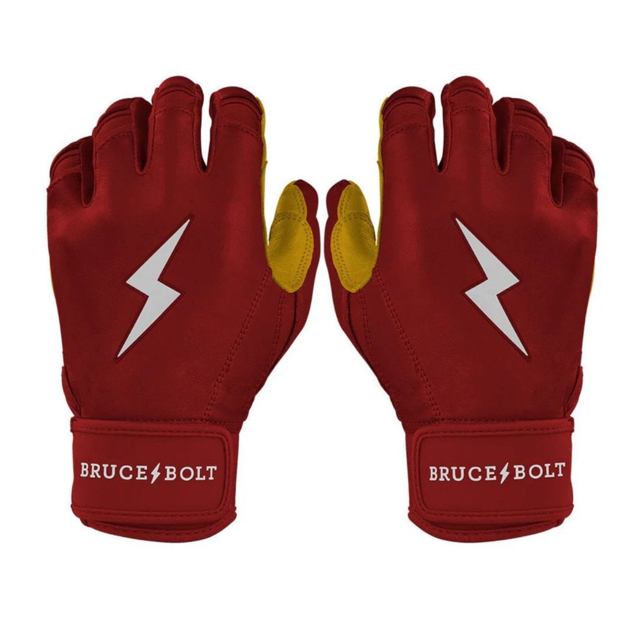 ブルースボルト PREMIUM PRO Short Cuf Batting Gloves- MAROON - メルカリ