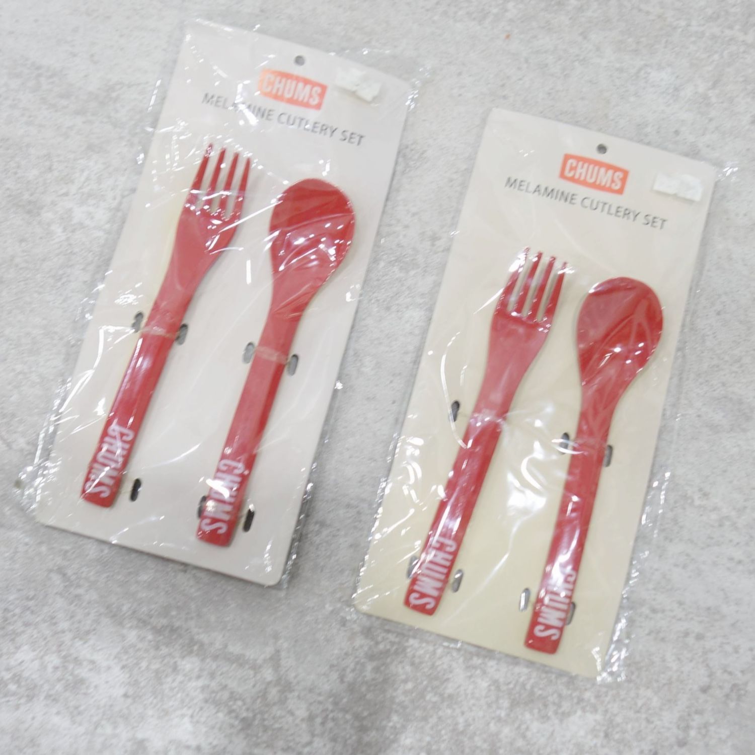 アウトドア 未使用 チャムス CHUMS カトラリー 皿 シェラカップ 食器