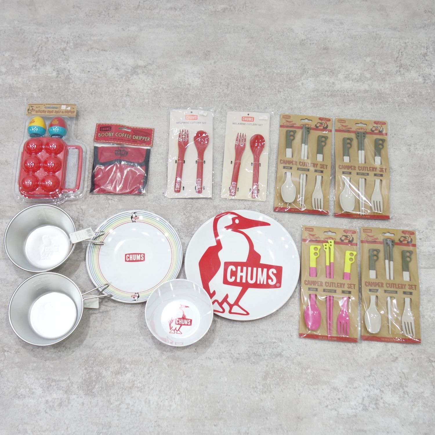 チャムス (CHUMS) シェラカップセット 美品 おまけ付き！ 計14点