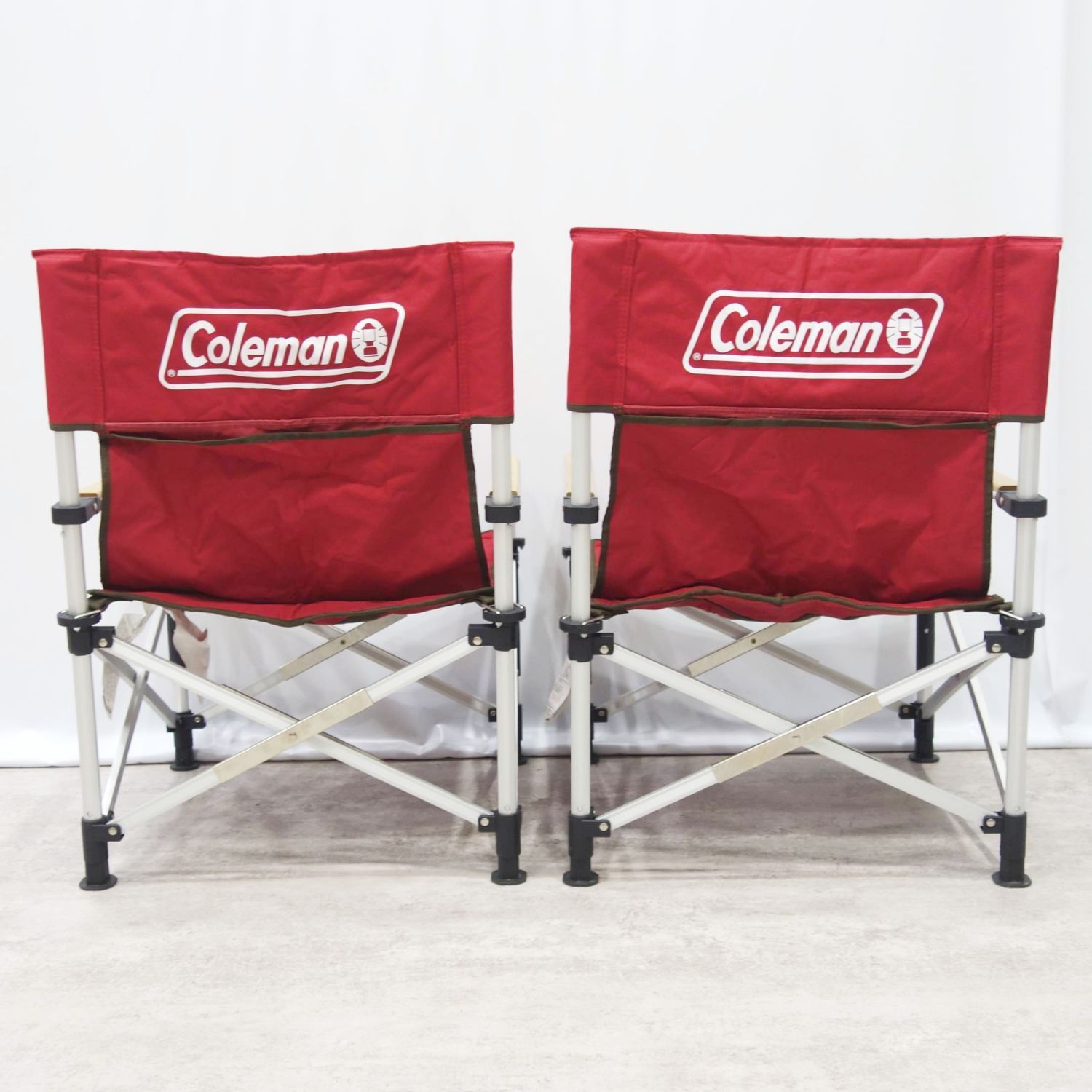 コールマン Coleman ツーウェイキャプテンチェア 2脚セット レッド