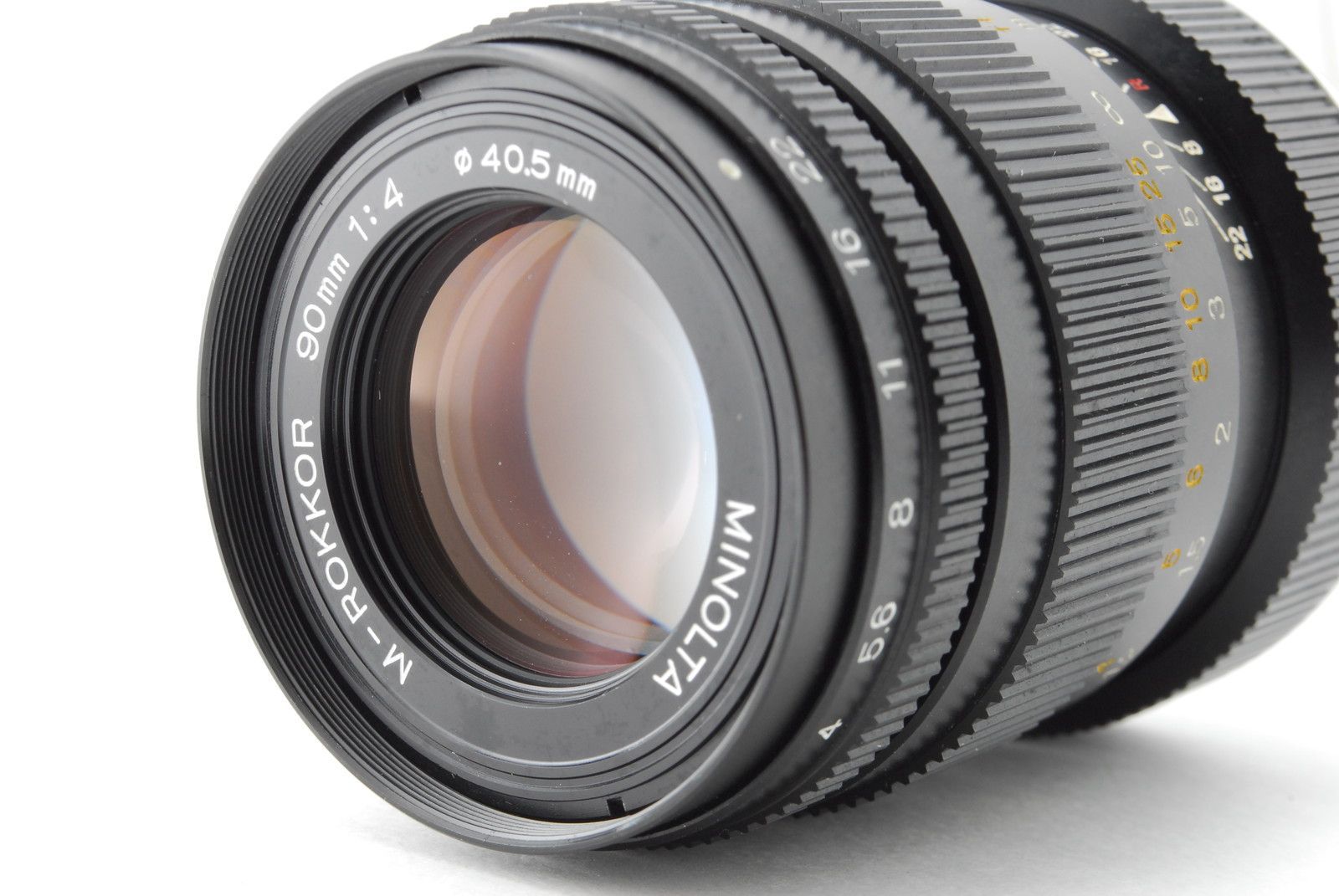 超美品】ミノルタ レンズ ライカ M マウント Minolta M ROKKOR 90mm f