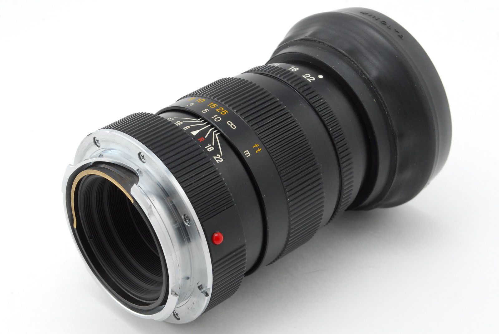 超美品】ミノルタ レンズ ライカ M マウント Minolta M ROKKOR 90mm f