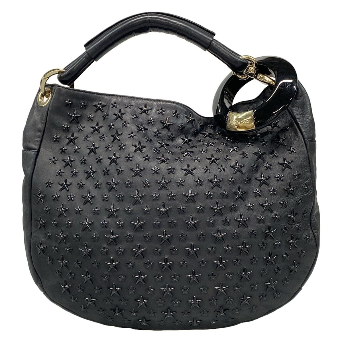 JIMMY CHOO(ジミーチュウ) ショルダーバッグ スカイバッグ 黒 スター