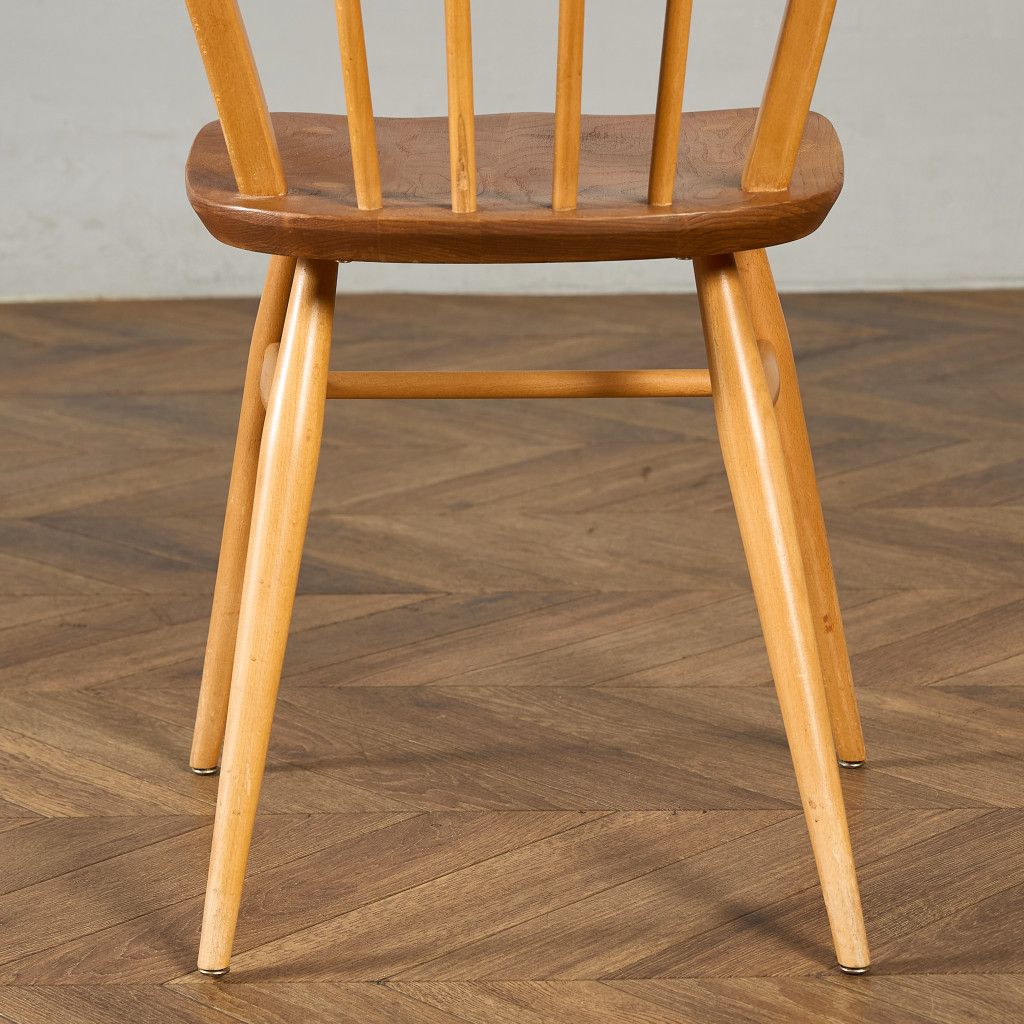 椅子・ソファ イギリス エルム アーコール ERCOL ヴィンテージ 4本 スポーク フープバックチェア ercol 椅子 ダイニングチェア 曲木椅子 材 天然木 英国 シンプル #98311 椅子・ソファ イギリス エルム アーコール ERCOL 4本 スポーク フープ