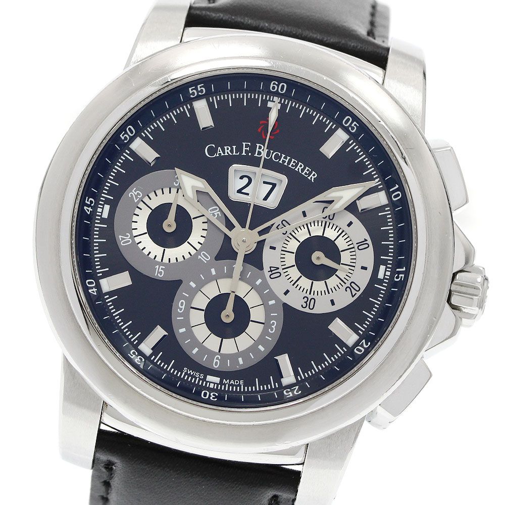 カール F.ブヘラ CARL F.BUCHERER 10624.08 パトラビ クロノグラフ デイト 自動巻き メンズ _945313 カール F.ブヘラ CARL F.BUCHERER 10624.08 パトラビ クロノグラフ