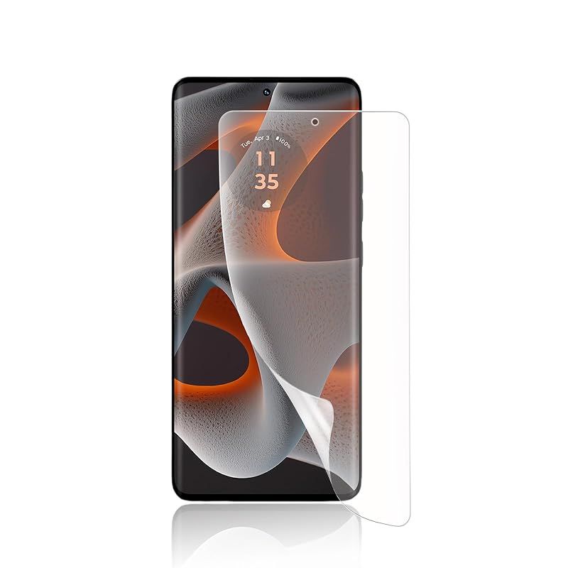 【新品】 【ガイド枠付き・簡単な貼り付け方】Motorola Edge 50 Pro / 50S Pro フィルム 柔らかいTPU素材 指紋認証対応 剥がしにくい 気泡ゼロ 傷修復 MOTO Edge 50 Pro 用 保護フィルム 全面 保護 3D曲面  0
