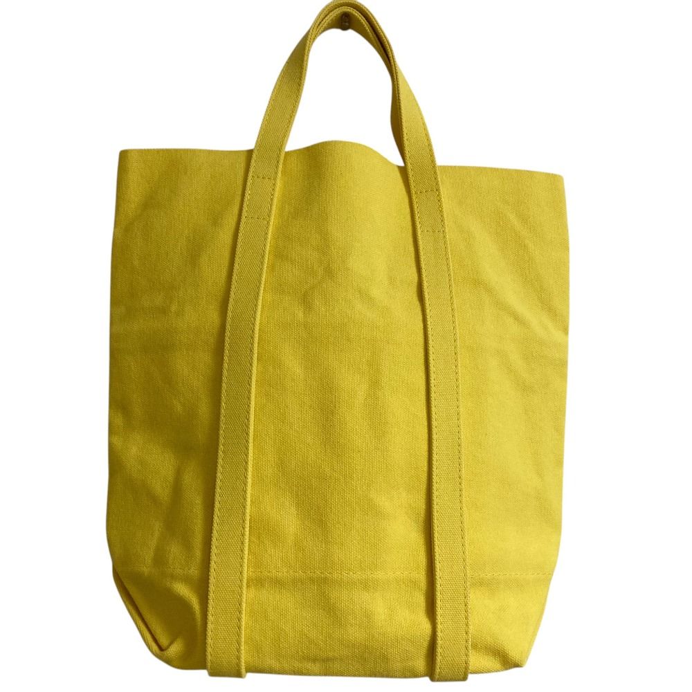 良品 amiacalva アミアカルヴァ キャンバス トートバッグ イエロー 