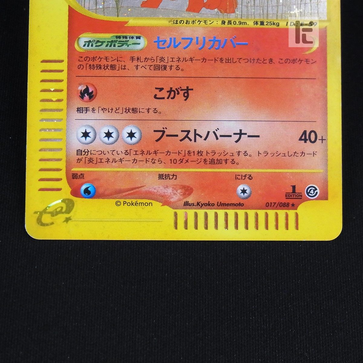 ポケモンカードゲーム ブースター eカード 017/088 1ed
